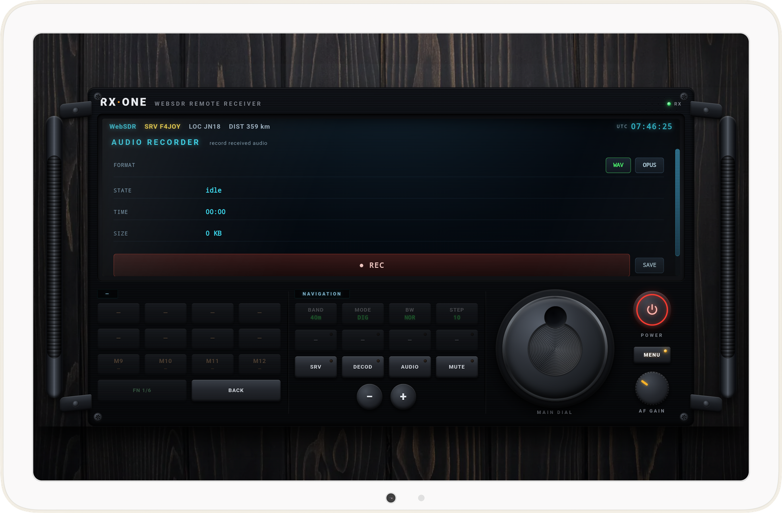 Audio recorder