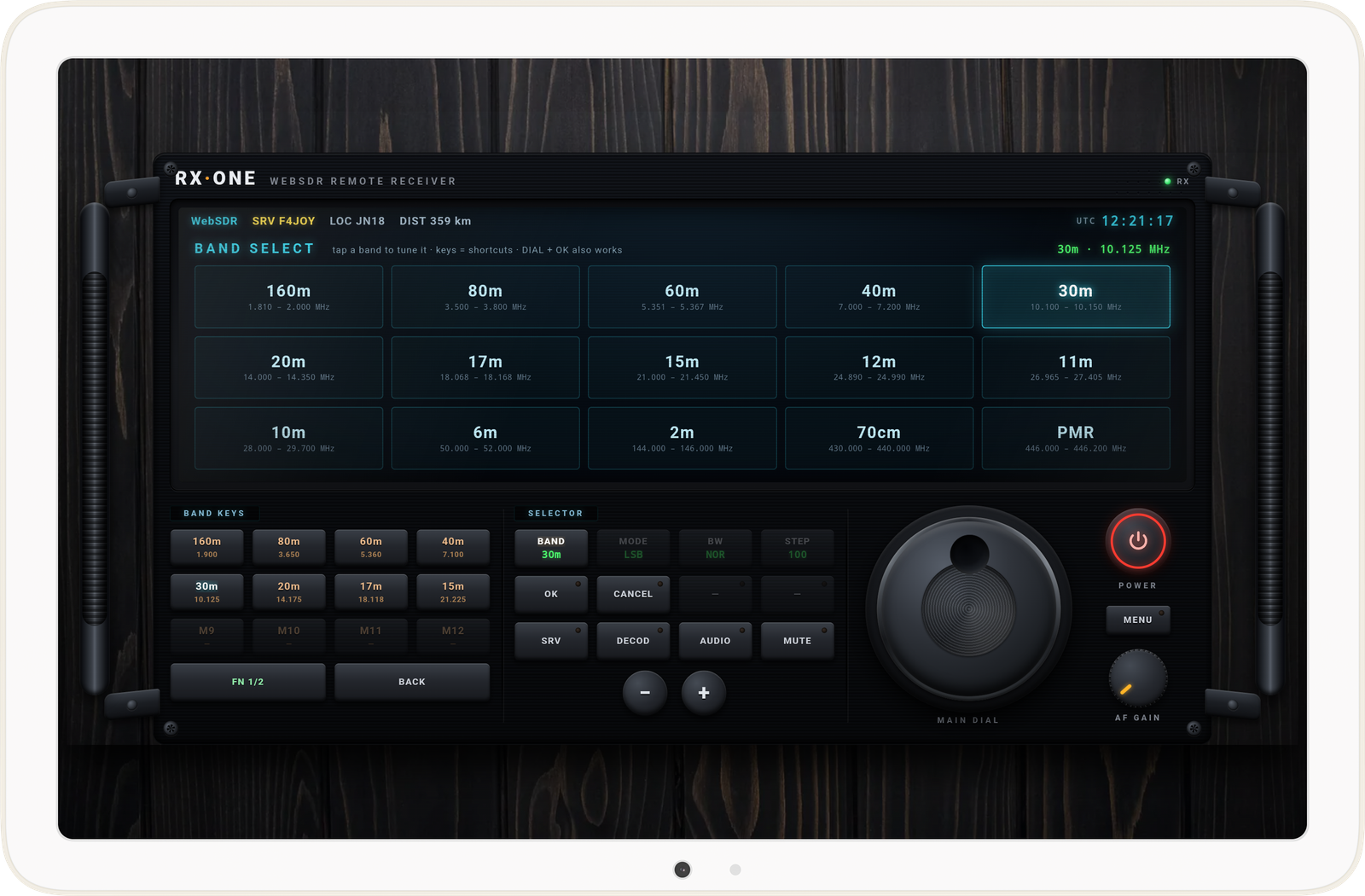 Band selector
